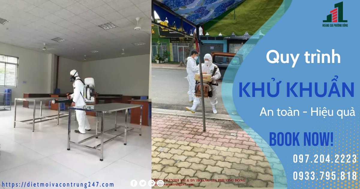 QUY TRÌNH PHUN KHỬ KHUẨN